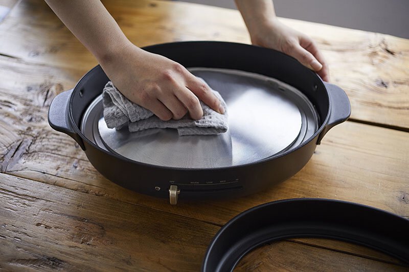 6烤盤套裝!BRUNO 多功能橢圓電熱鍋 Oval Hot Plate - 米白色