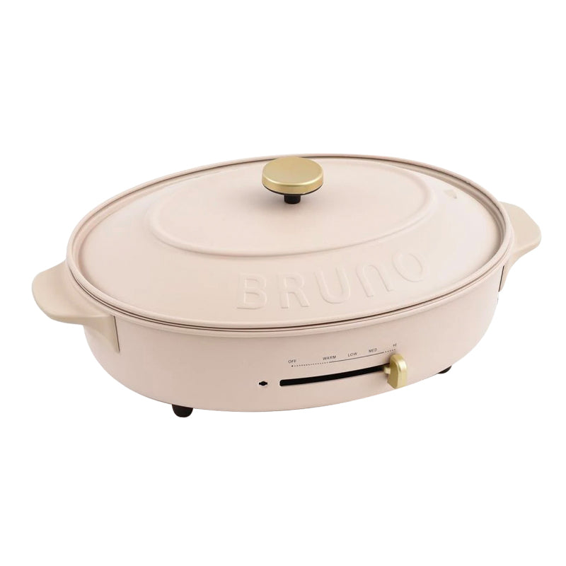 BRUNO Oval Hot Plate - Pink Beige (Preorder: September 2025)