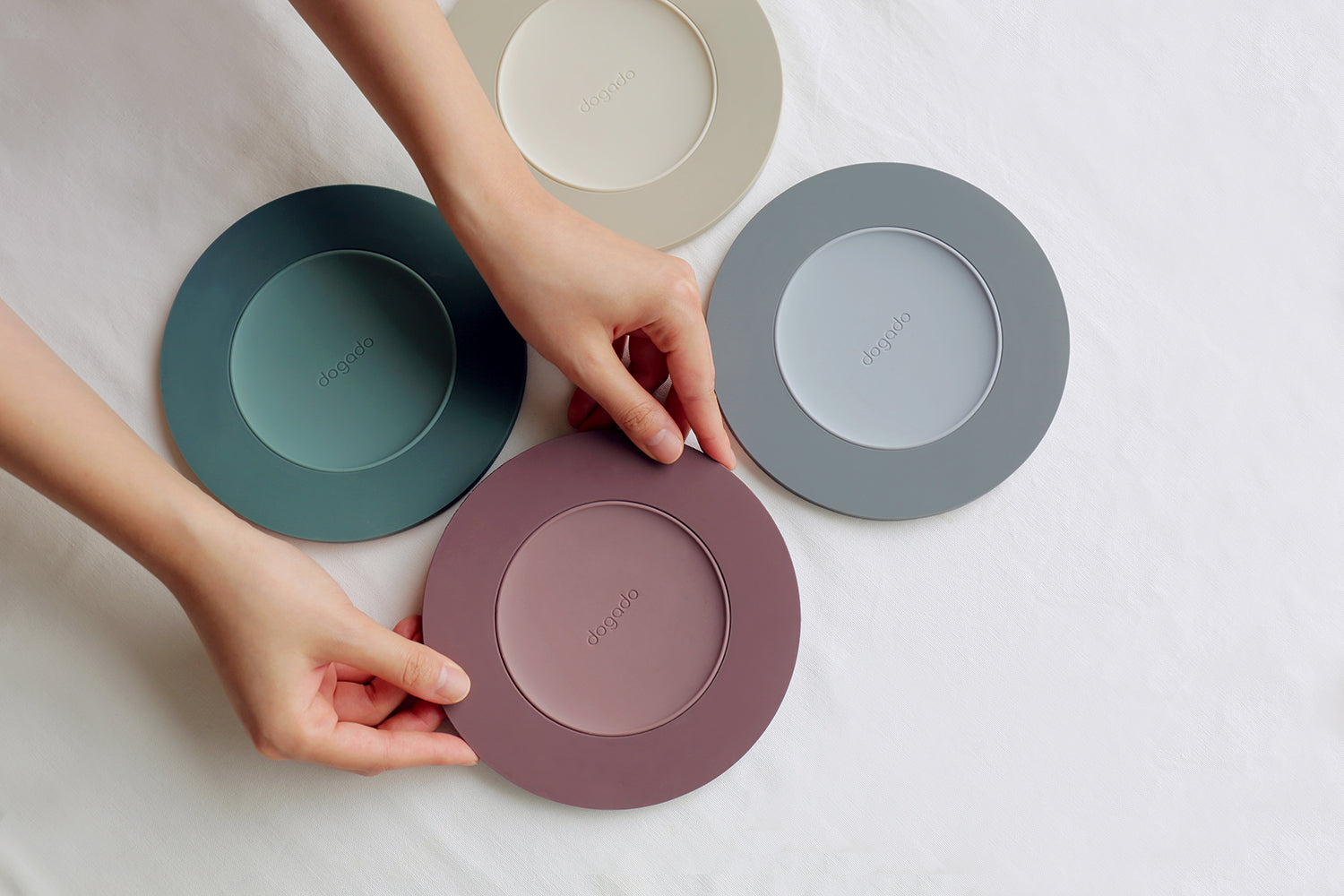 dogado Silicone Pan Mat - Charcoal Grey(JWAA-0120)