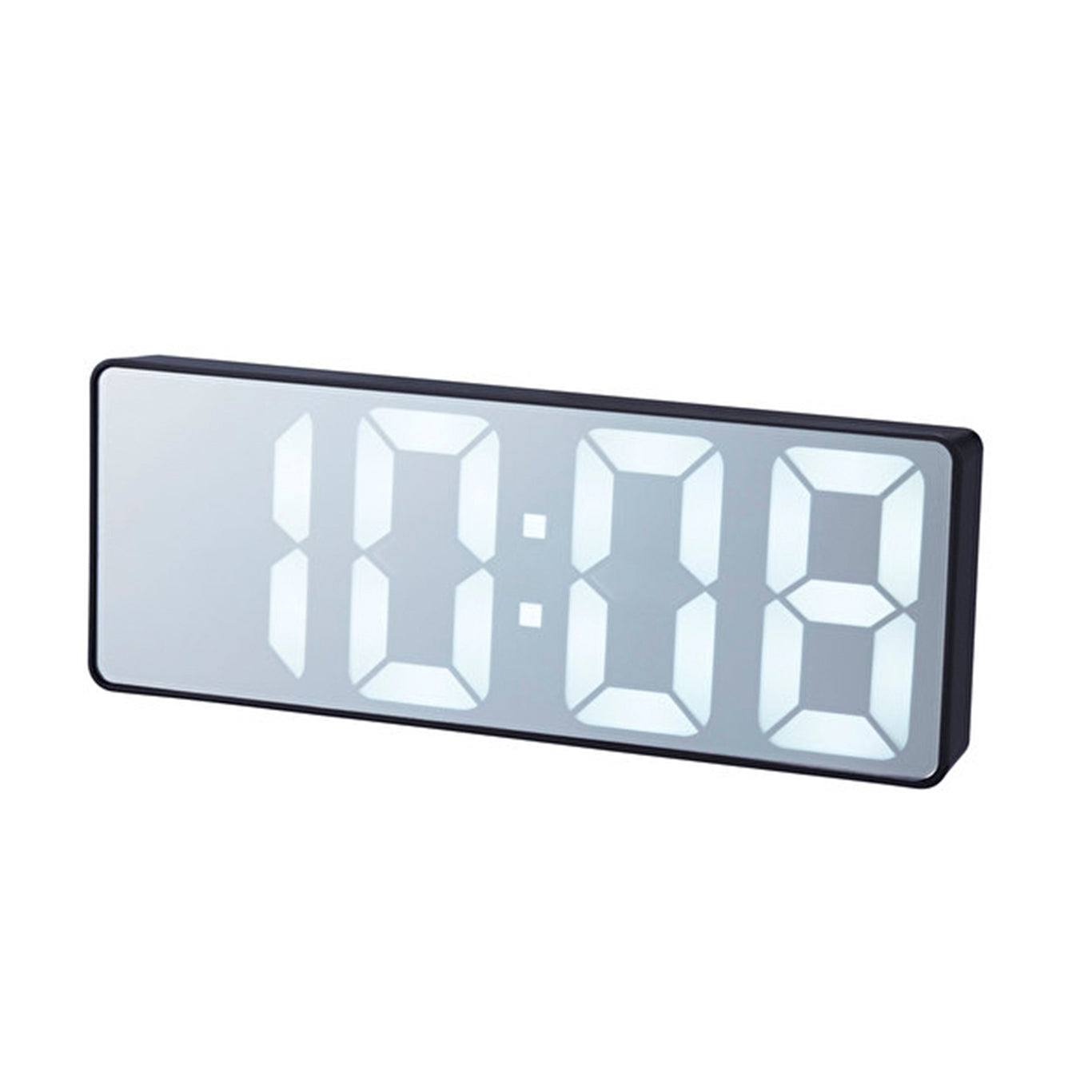 BRUNO LED Mirror Clock - Ivory BCA025-IV