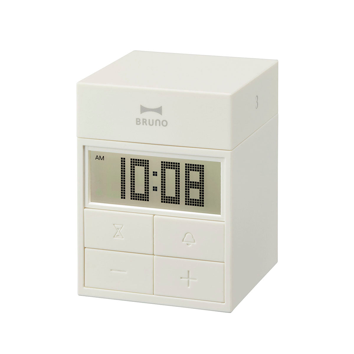 BRUNO Twist Table Clock - Red BCA026-RD