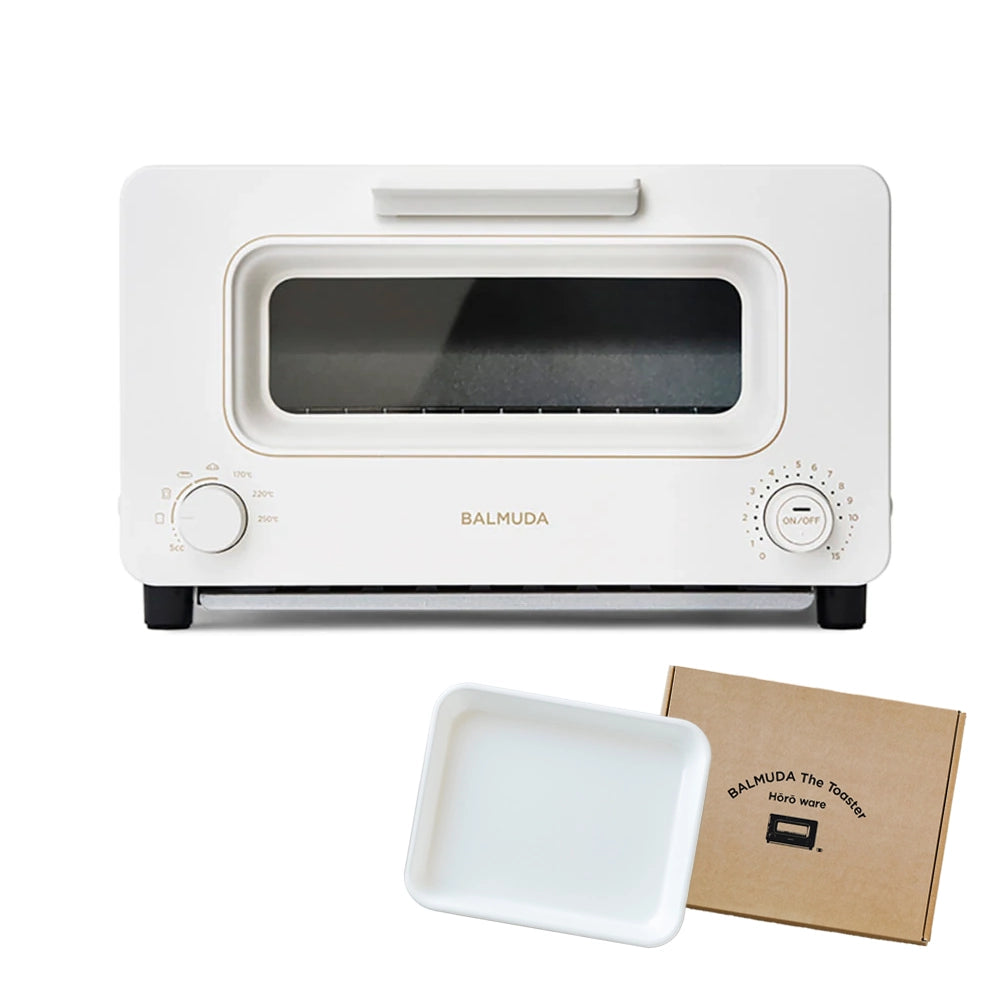 BALMUDA The Toaster - White + Nodahoro Enamel Tray