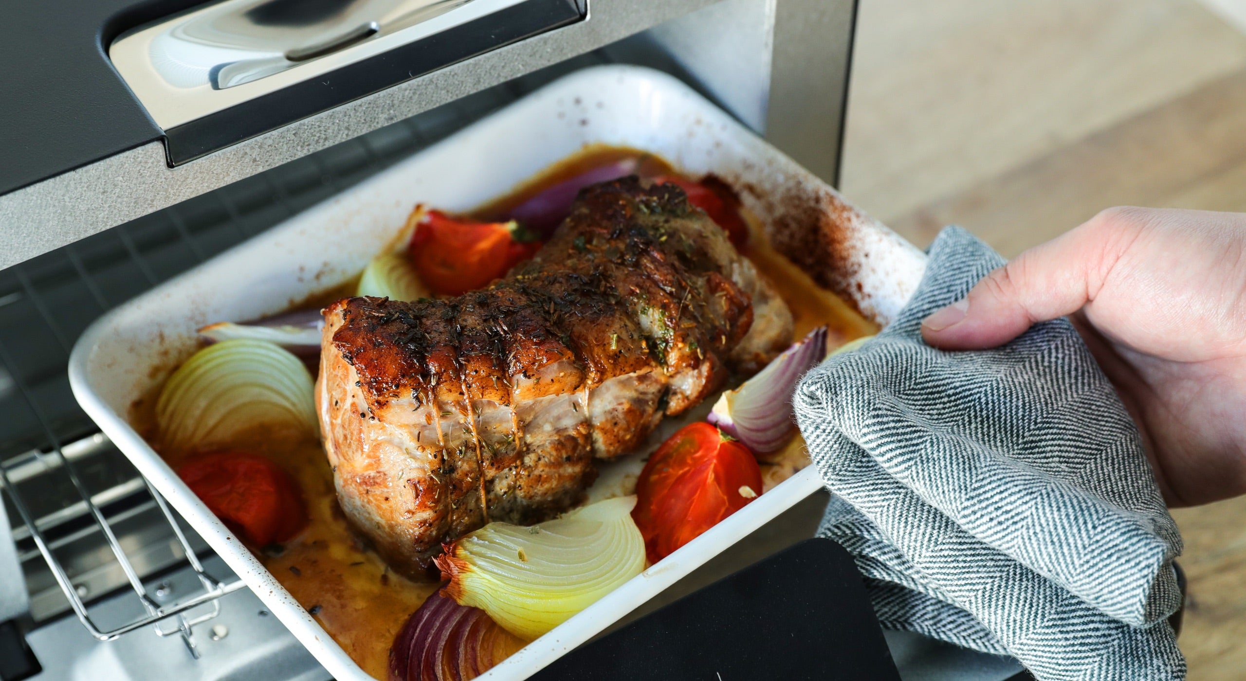 BALMUDA The Toaster - Black + Nodahoro Enamel Tray