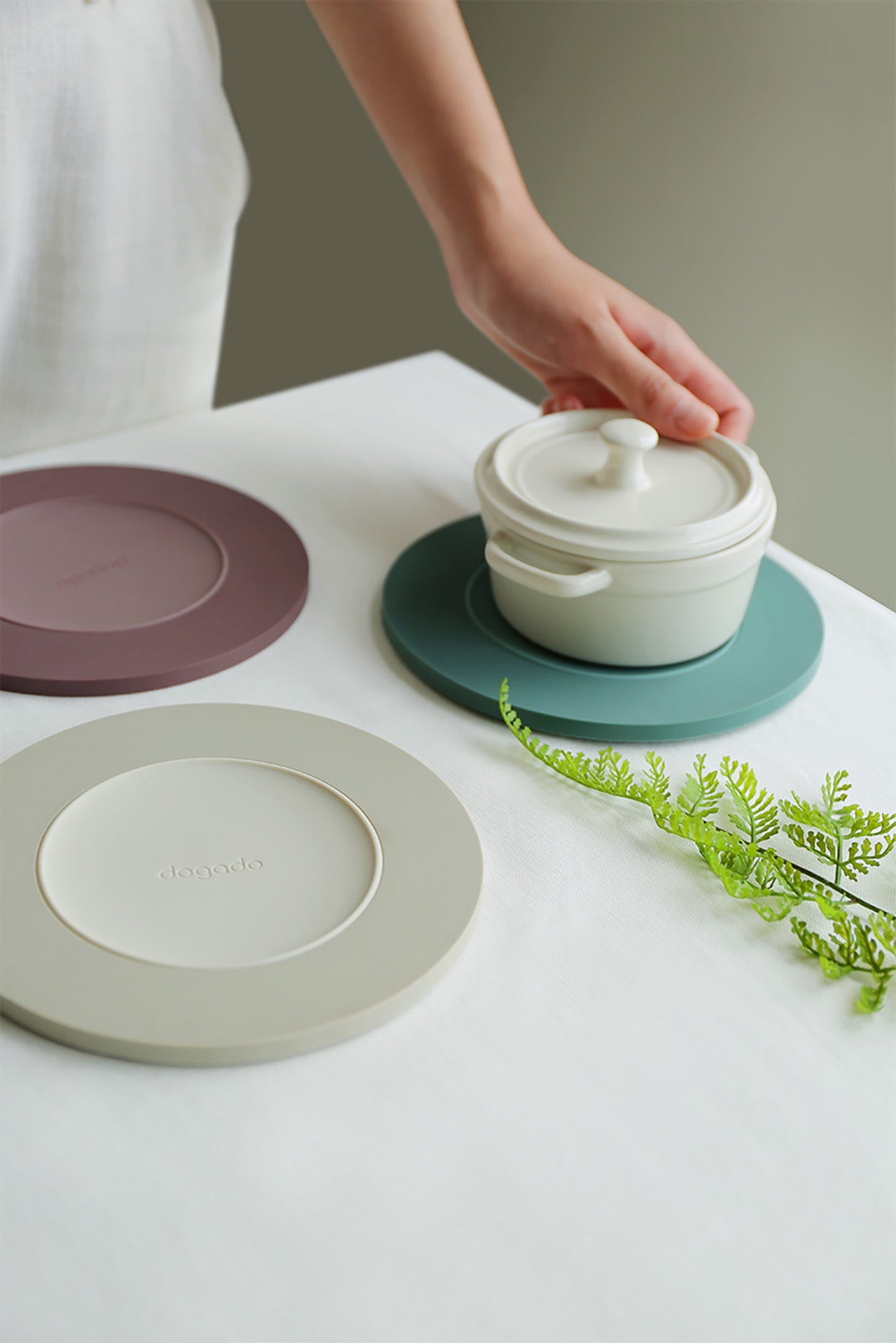 dogado Silicone Pan Mat - Forest Green（JWAA-0130）