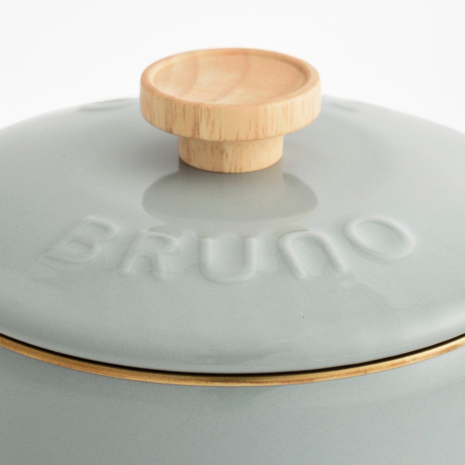 BRUNO 16cm Enamel Saucepan - Blue Green